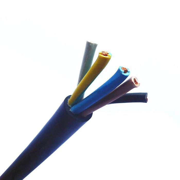 rubber coated electrical wire